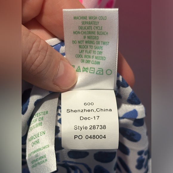 🐟💕LILLY PULITZER Marilina Tunic Top🐟💕Womens small. - Picture 7 of 7